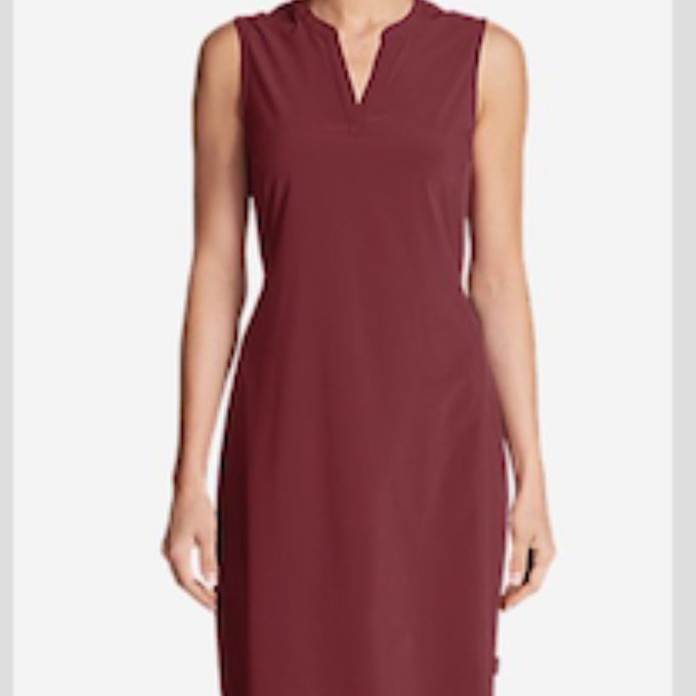 Eddie Bauer Departure Split Neck Dress